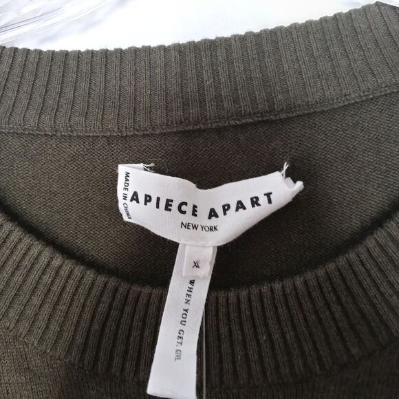 APIECE APART Dewi Balloon Sleeve Merino Wool & Silk Blend Sweater - Picture 6 of 9